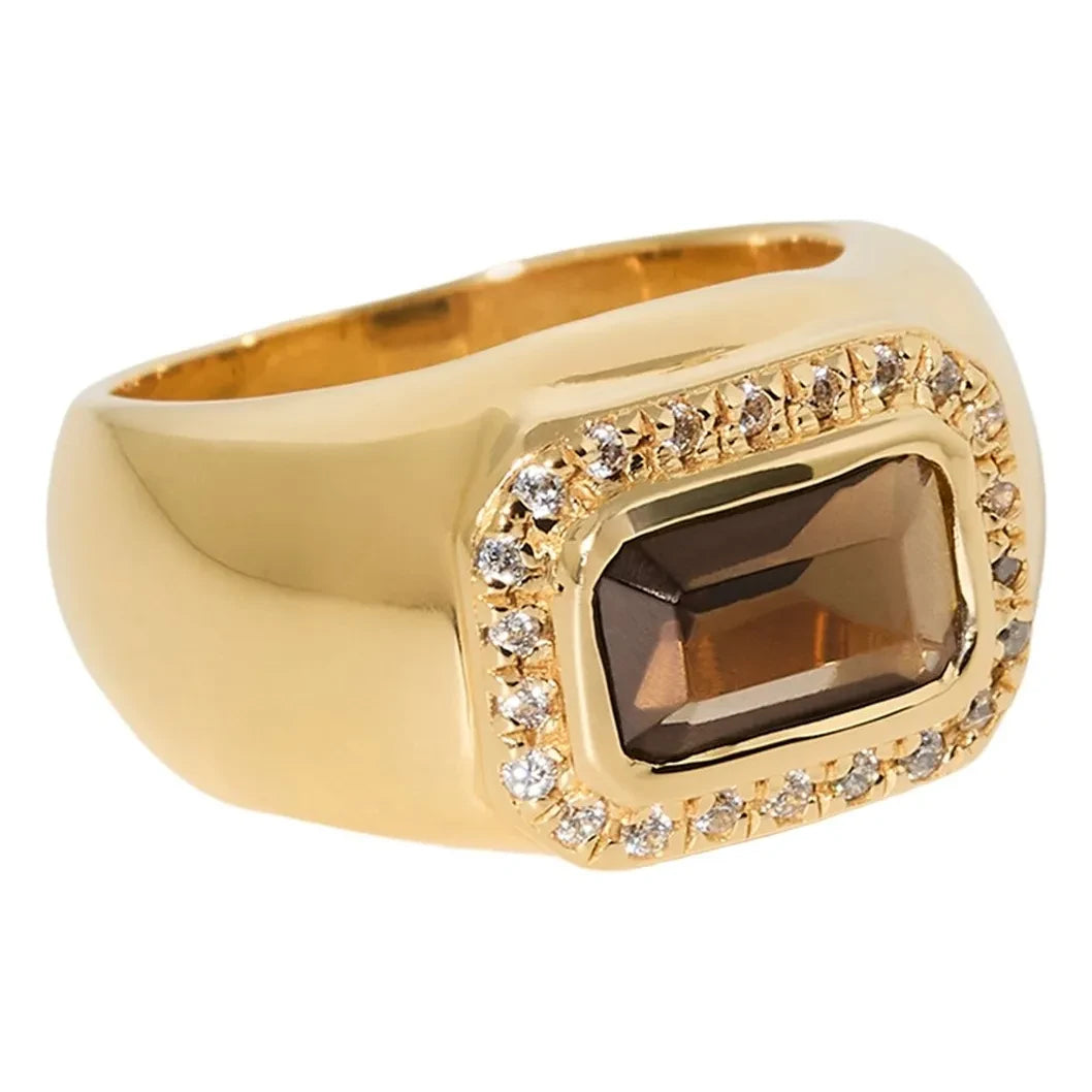 Irene d'Arloz - Ring 01 | Rauchquarz