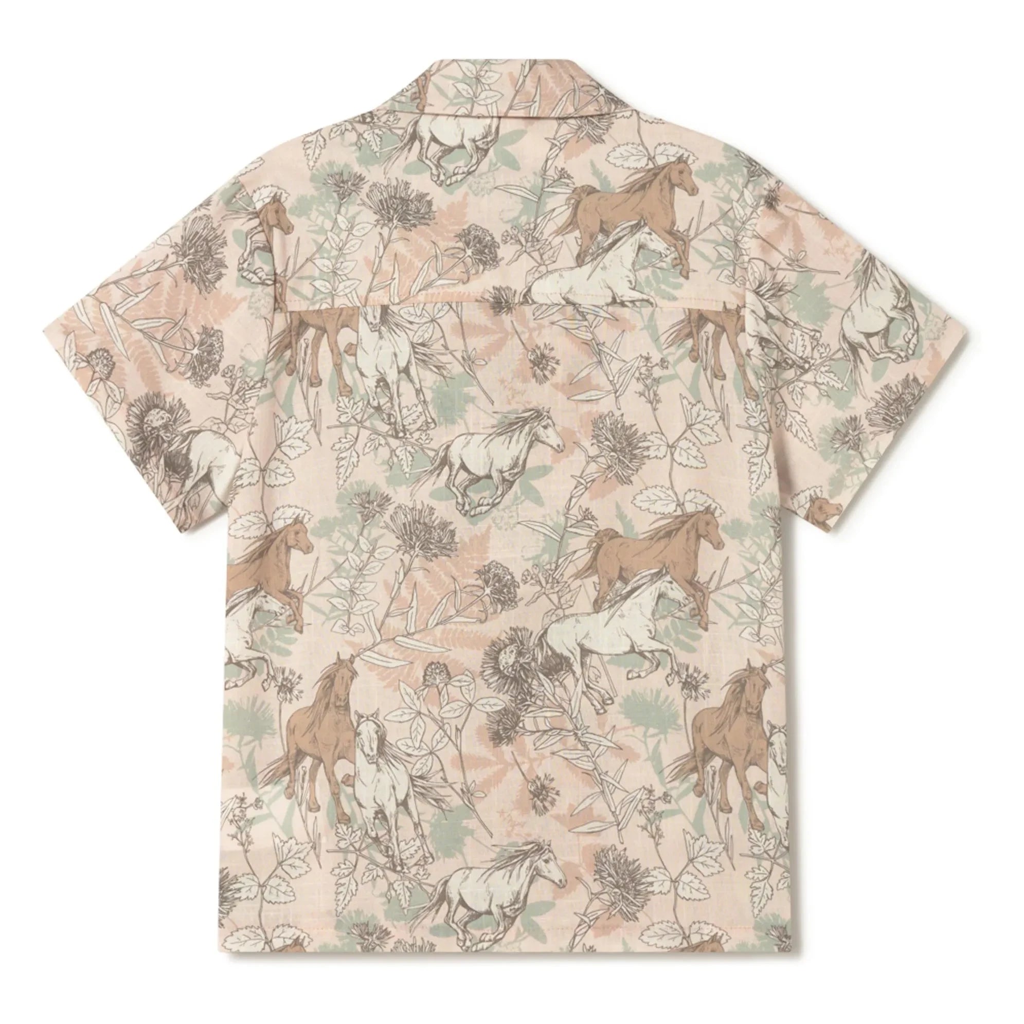 Coco au Lait - Hemd Horses | Puderrosa