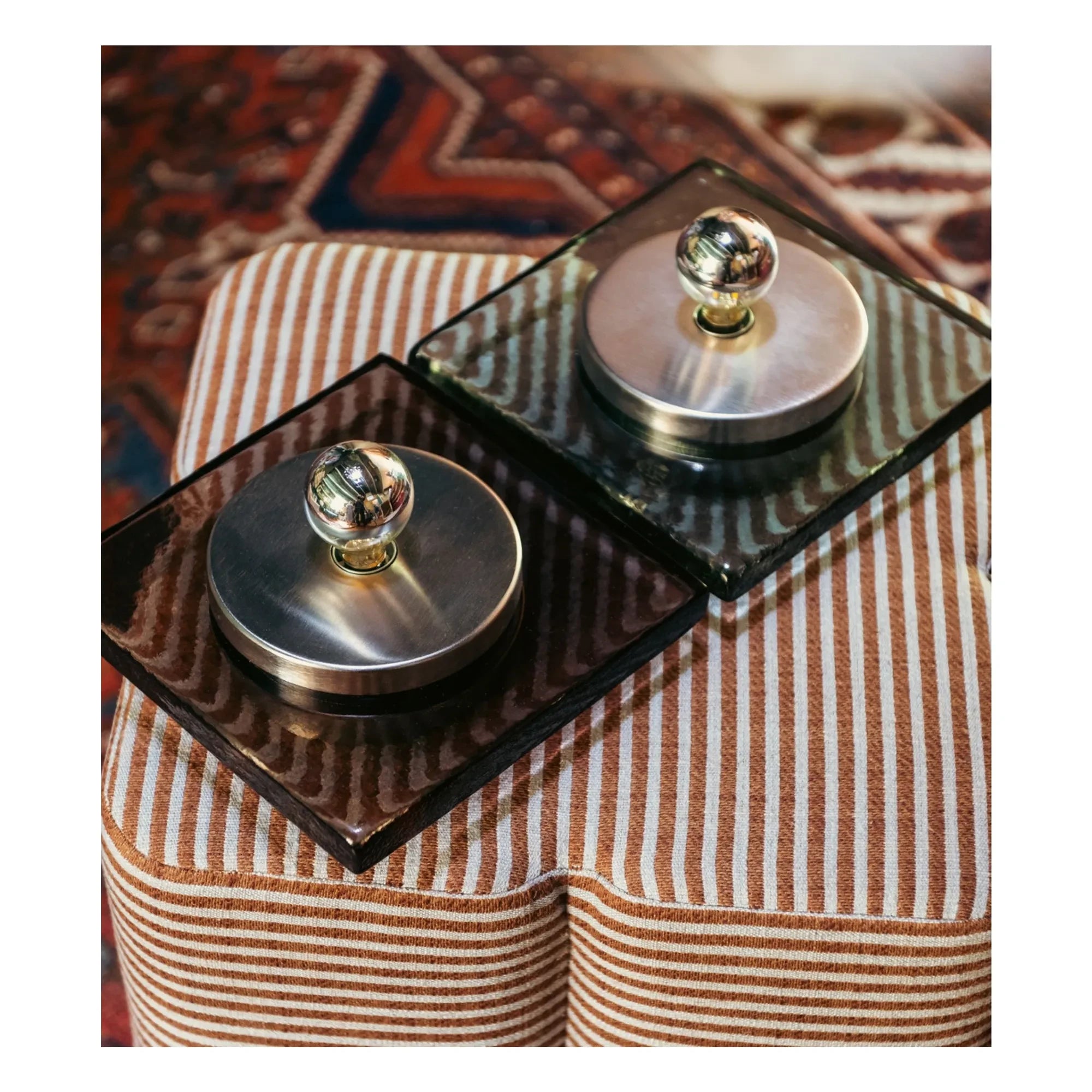 The Socialite Family - Marta Wandlampe aus Rauchglas | Transparent