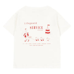 Konges Sløjd - Era Duck T-Shirt aus Bio-Baumwolle | Weiß