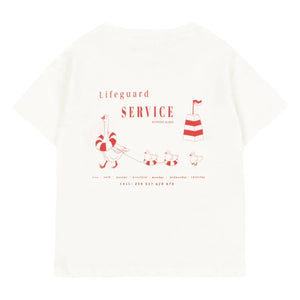 Konges Sløjd - Era Duck T-Shirt aus Bio-Baumwolle | Weiß