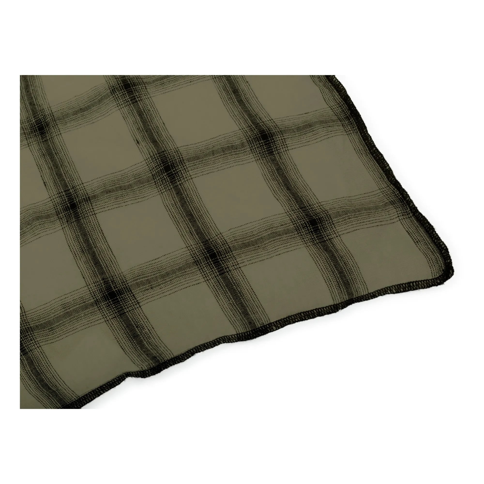 Le Monde Sauvage - Highland Gewaschener Leinen-Bettbezug | Khaki