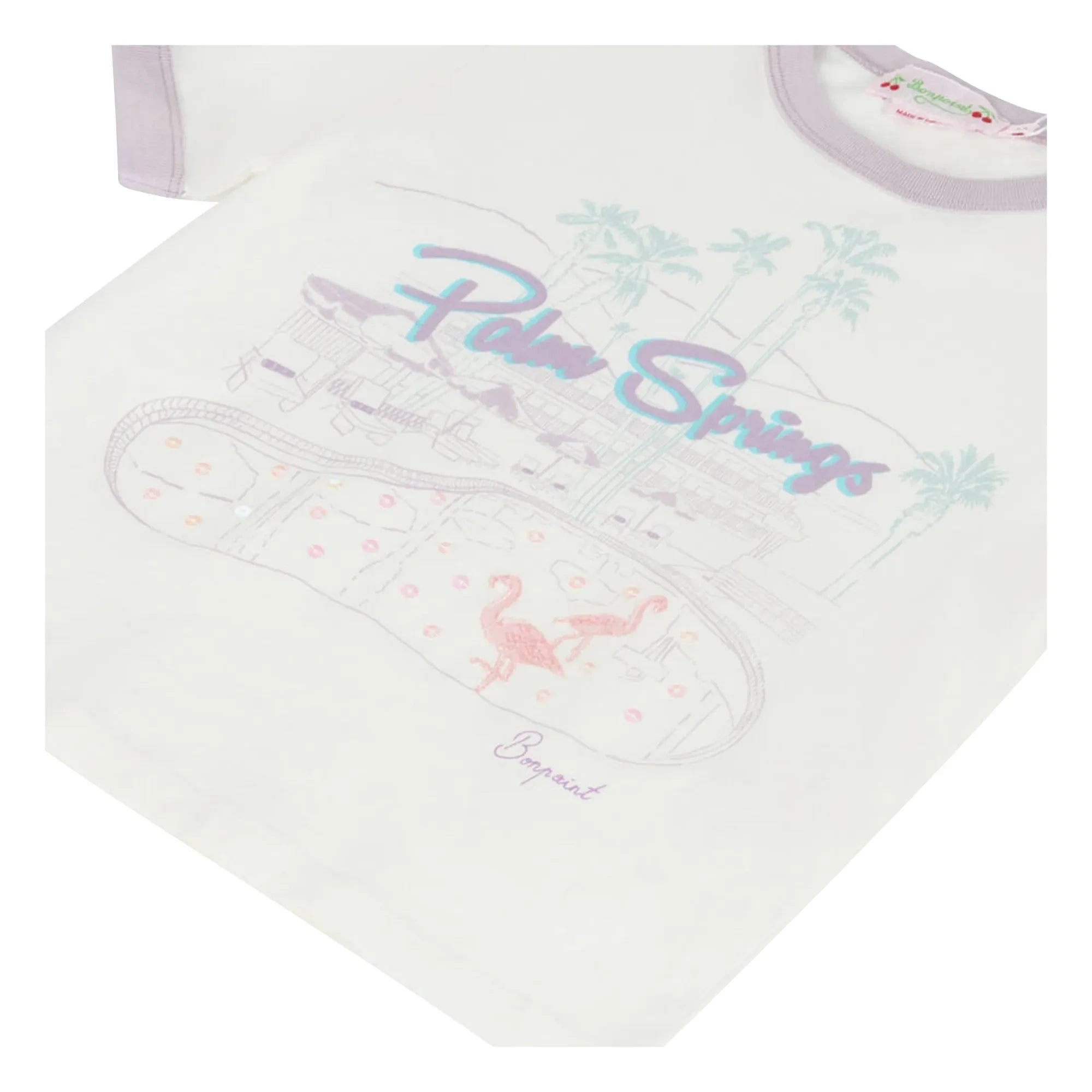 Bonpoint - Emma T-Shirt aus Bio-Baumwolle | Creme
