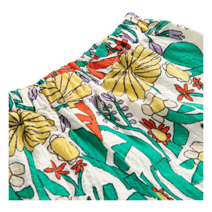 Bobo Choses - Bio-Baumwoll-Babyshorts mit Blumenmuster und Rüschen | Ecru