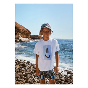 Molo - Niko Smiles Badeshorts aus recycelten Fasern | Blau