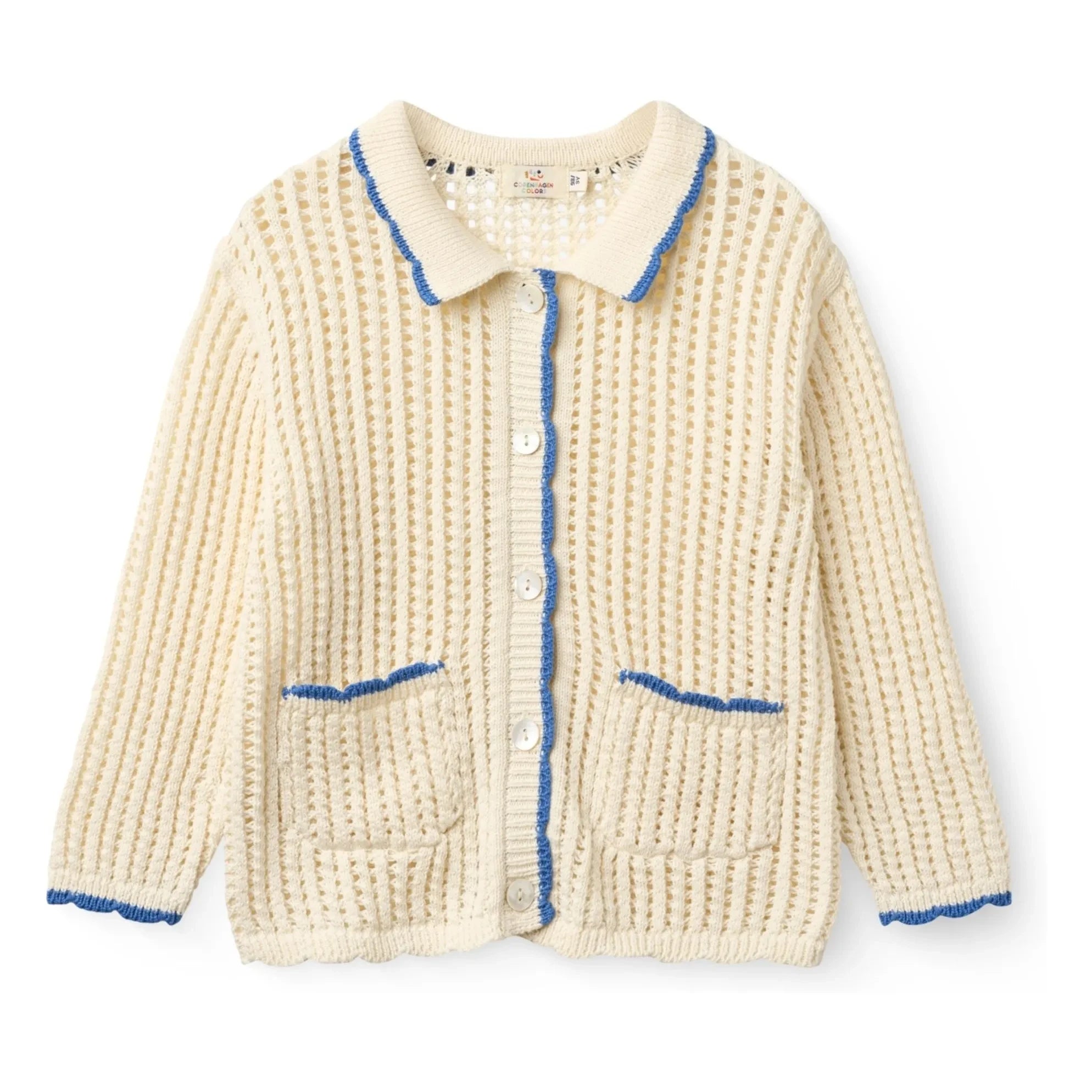 Copenhagen Colors – Strickjacke aus Bio-Baumwolle | Creme