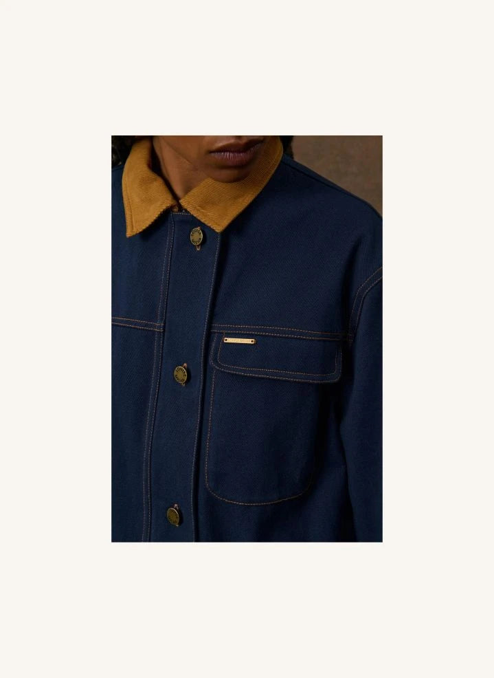 Louise Misha - Amelia Baumwolljacke | Dunkelblau
