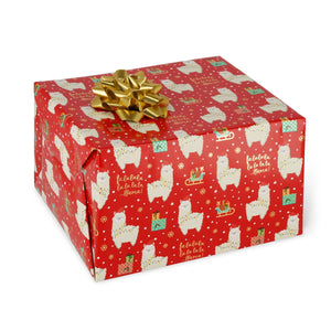Legami - Weihnachtsgeschenkpapier - Llama