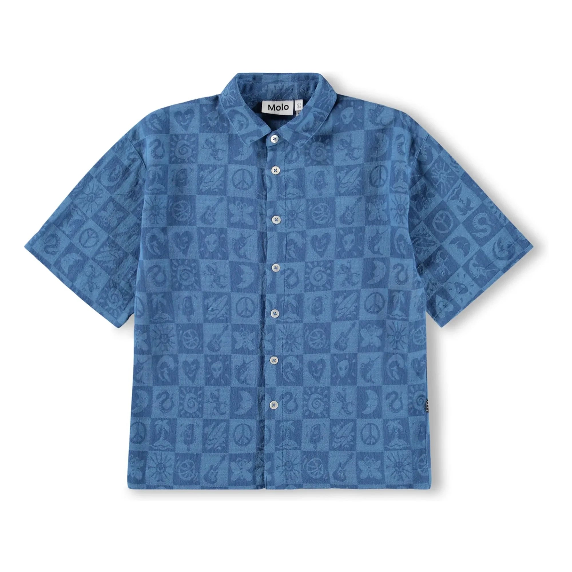 Molo - Richie Damier Hemd | Blau