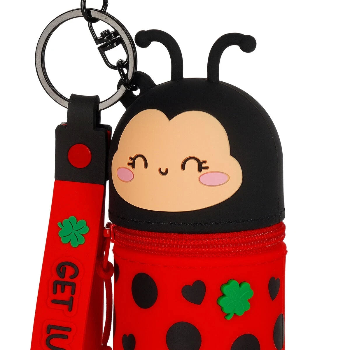 Legami - Marienkäfer Münzbörse mit Schlüsselanhänger - Mini Kawaii