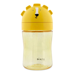 Trixie - Mr. Lion Trinkflasche mit Strohhalm | Gelb