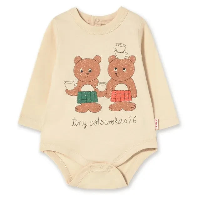 Tinycottons - Organik Pamuk Body Tea Room | Krem