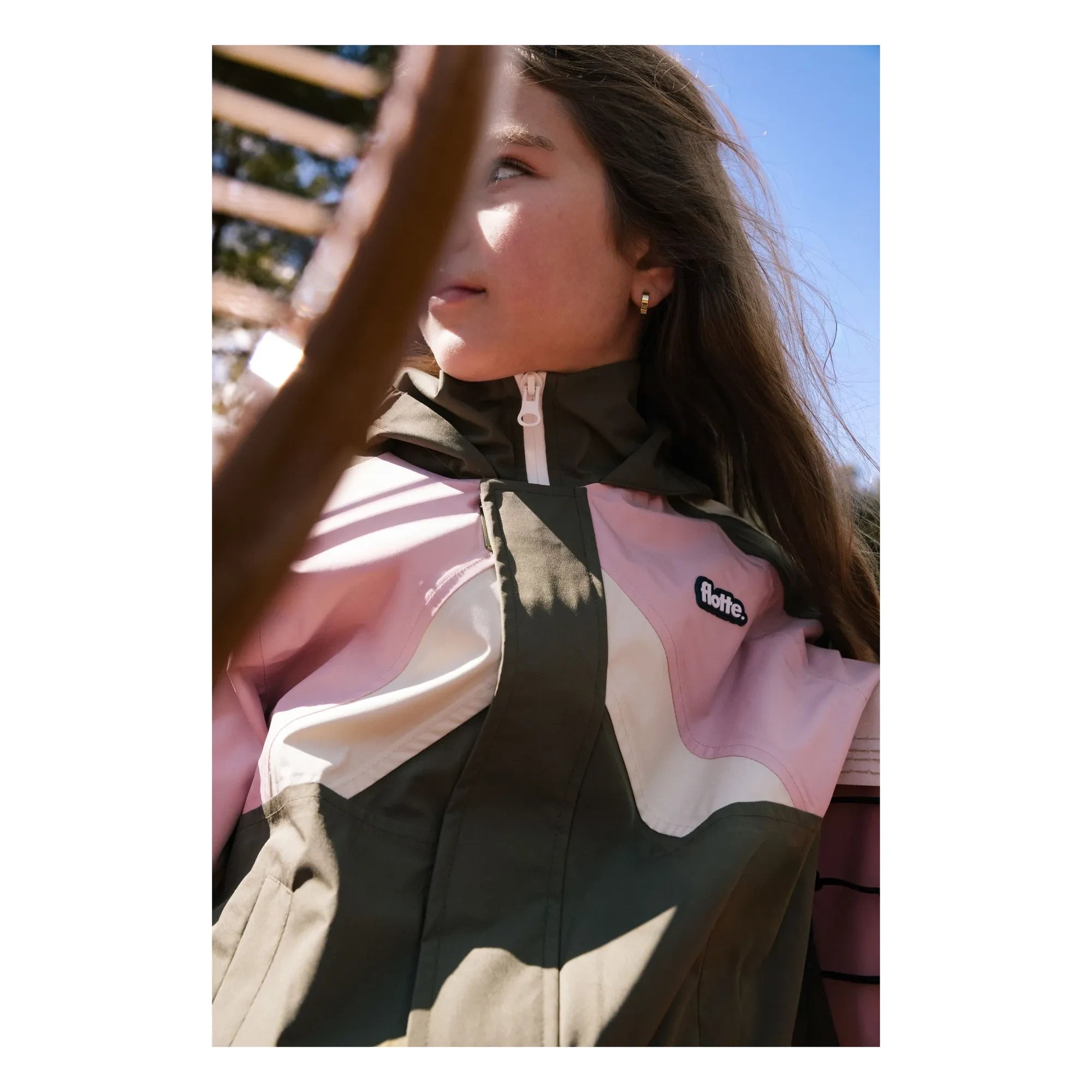 Flotte - Wasserabweisende Jacke Abbessito recycelte Fasern | Khaki
