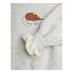 Mini Rodini - Organik Pamuk Mouse Sweat | Heather Grey