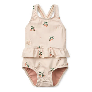 Liewood - Amara Pfirsich Recycelte Faser Baby Badeanzug | Hellrosa