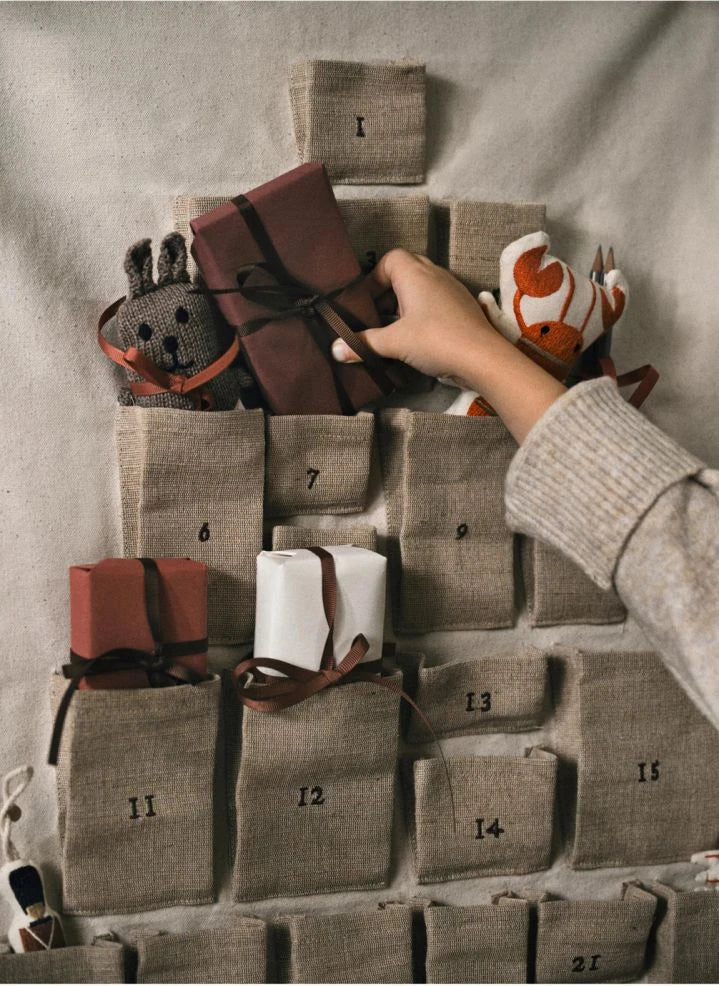 Ferm Living - Adventskalender aus Bio-Baumwolle