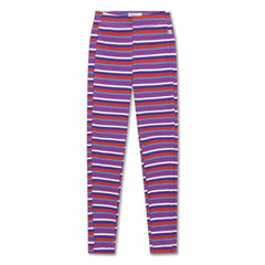 Repose AMS - Gestreifte Leggings aus Bio-Baumwolle | Lila