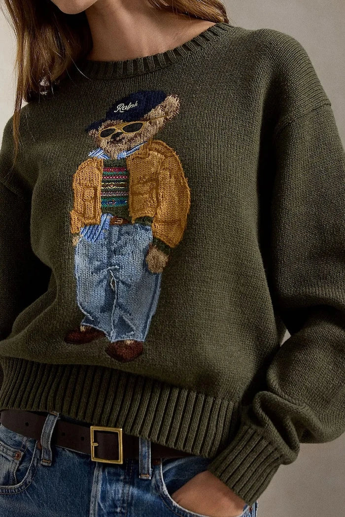 Polo Ralph Lauren Kadın Pamuk Kazak