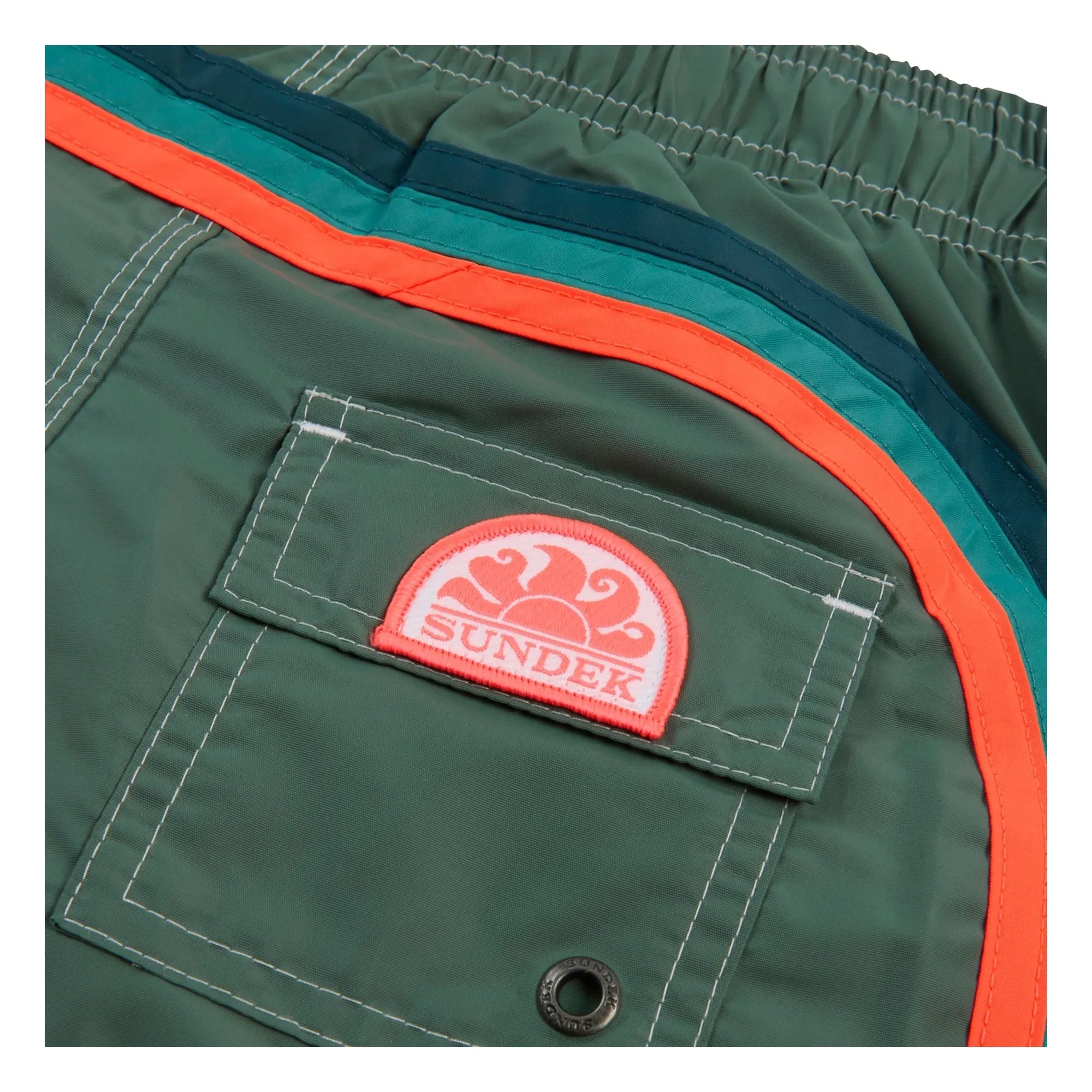 Sundek - Board Arc Badeshorts | Grau-Grün