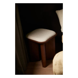 Gabrielle Paris - Lazarus Pouf | Walnuss
