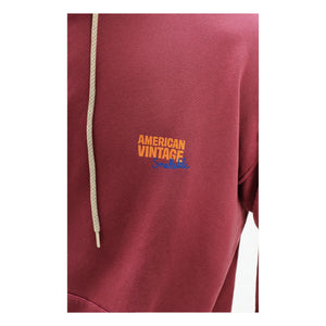 American Vintage - American Vintage X Smallable Kollaboration - Izubird Kapuzen-Sweatshirt | Crimson