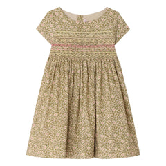 Bonpoint - Duchesse Liberty Bio-Baumwollkleid | Grün