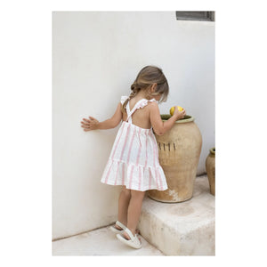 1+ in the family - Gestreiftes Joncols Kleid | Blush