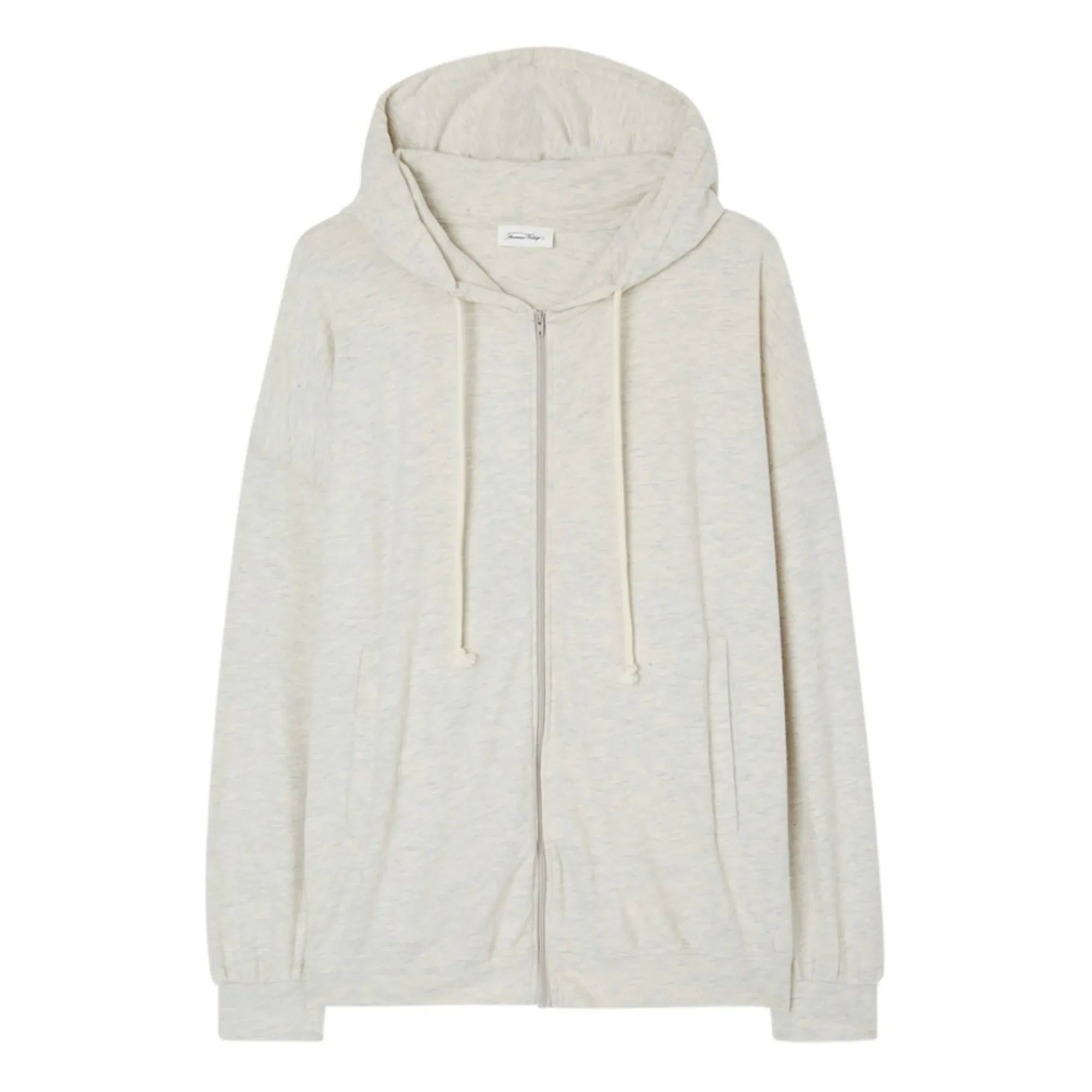 American Vintage - Ypawood Sweatshirt mit Reißverschluss | Graumeliert