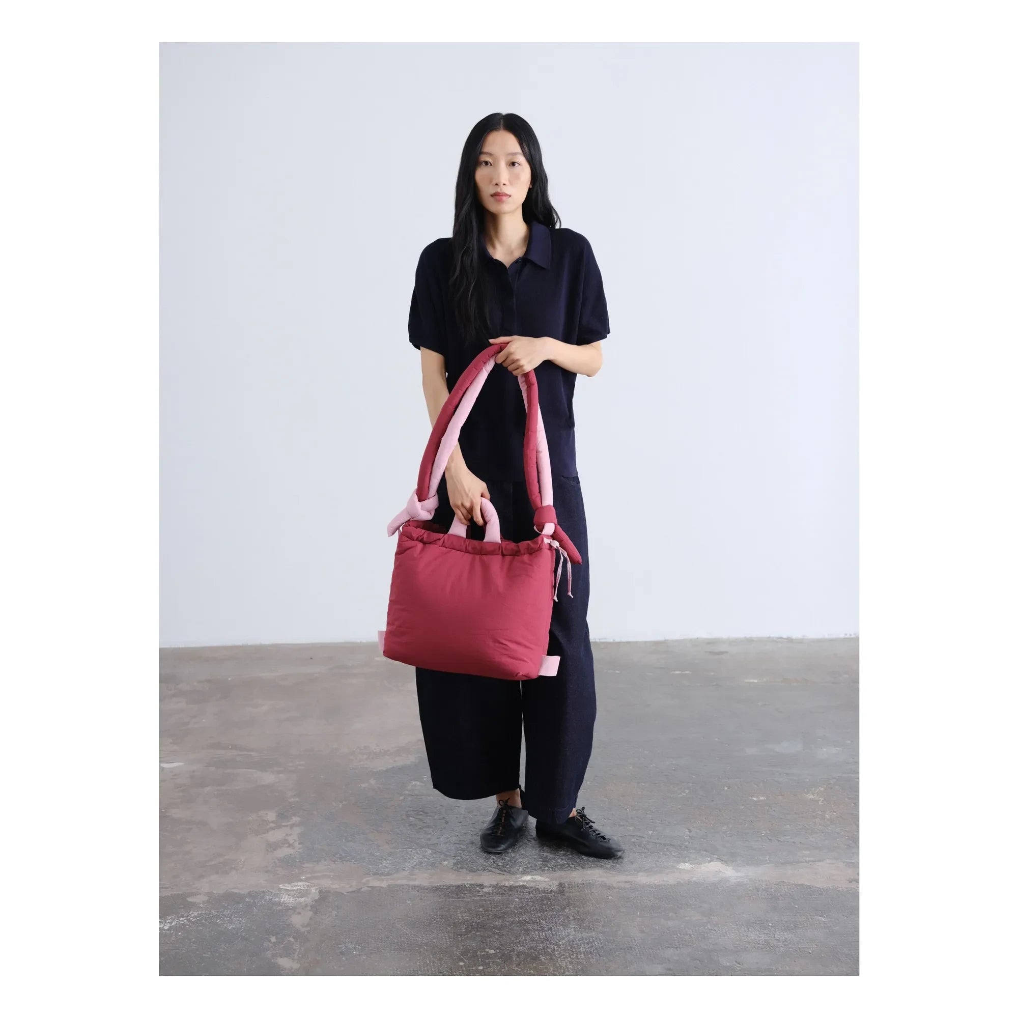 Olend - Ona Soft Bicolore Tasche | Kirschrot