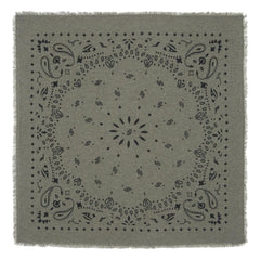 Kujten - Hachiko Kaschmir-Bandana | Melange-Khaki