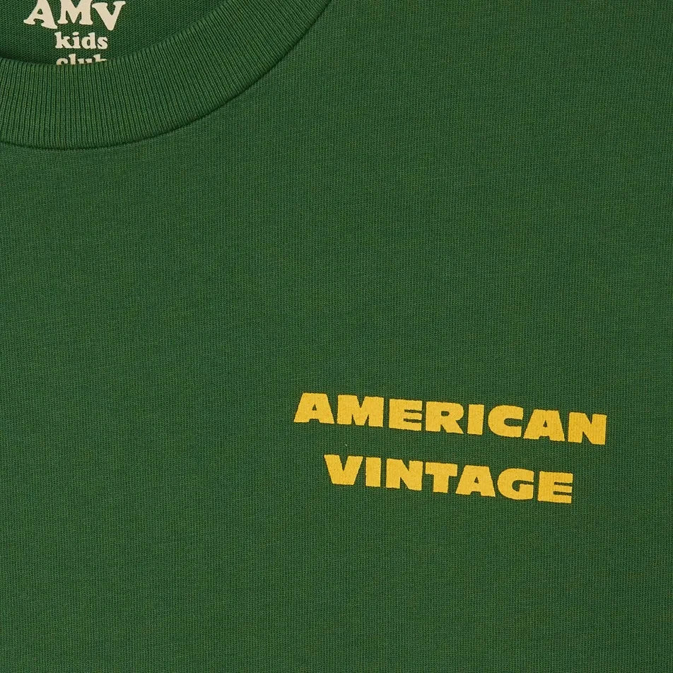 American Vintage - Fizvalley Logo Langarm-T-Shirt | Grün