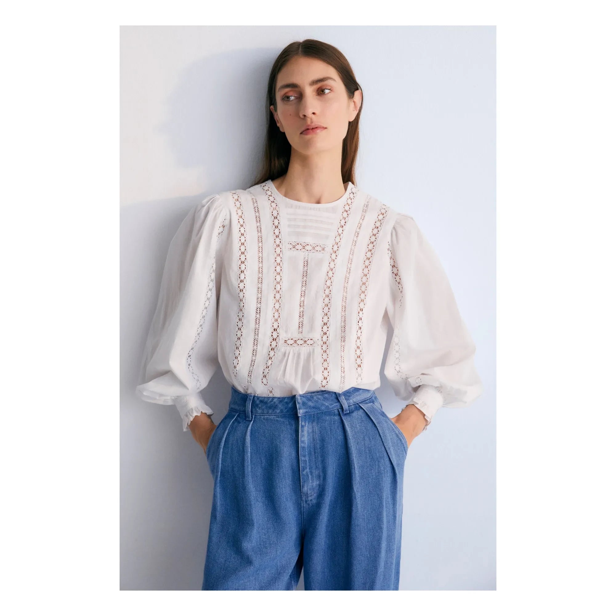 the new society - Jean Micenas - Damenkollektion | Mittelblau