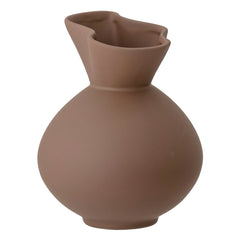Bloomingville - Nicita Steingutvase | Haselnuss