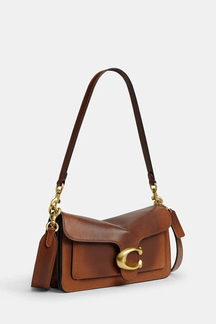 Coach deri kadın crossbody çanta Soft Tabby Shoulder Bag 26