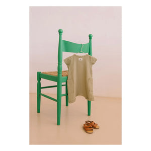 Studio Bohème - Gerippter Overall Aimé Bio-Baumwolle | Khaki