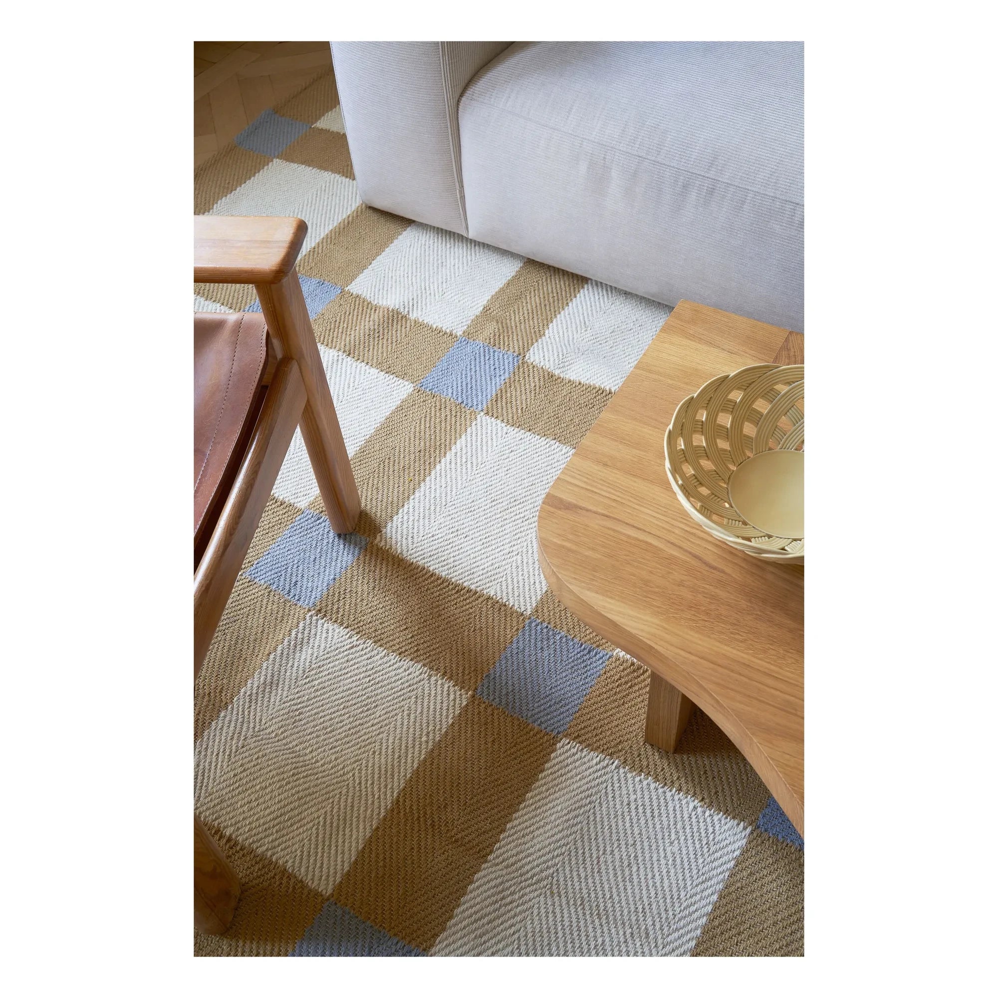 Layered - Spätfrühstück Jute Teppich, Evelina Kroon | Dunkelbeige