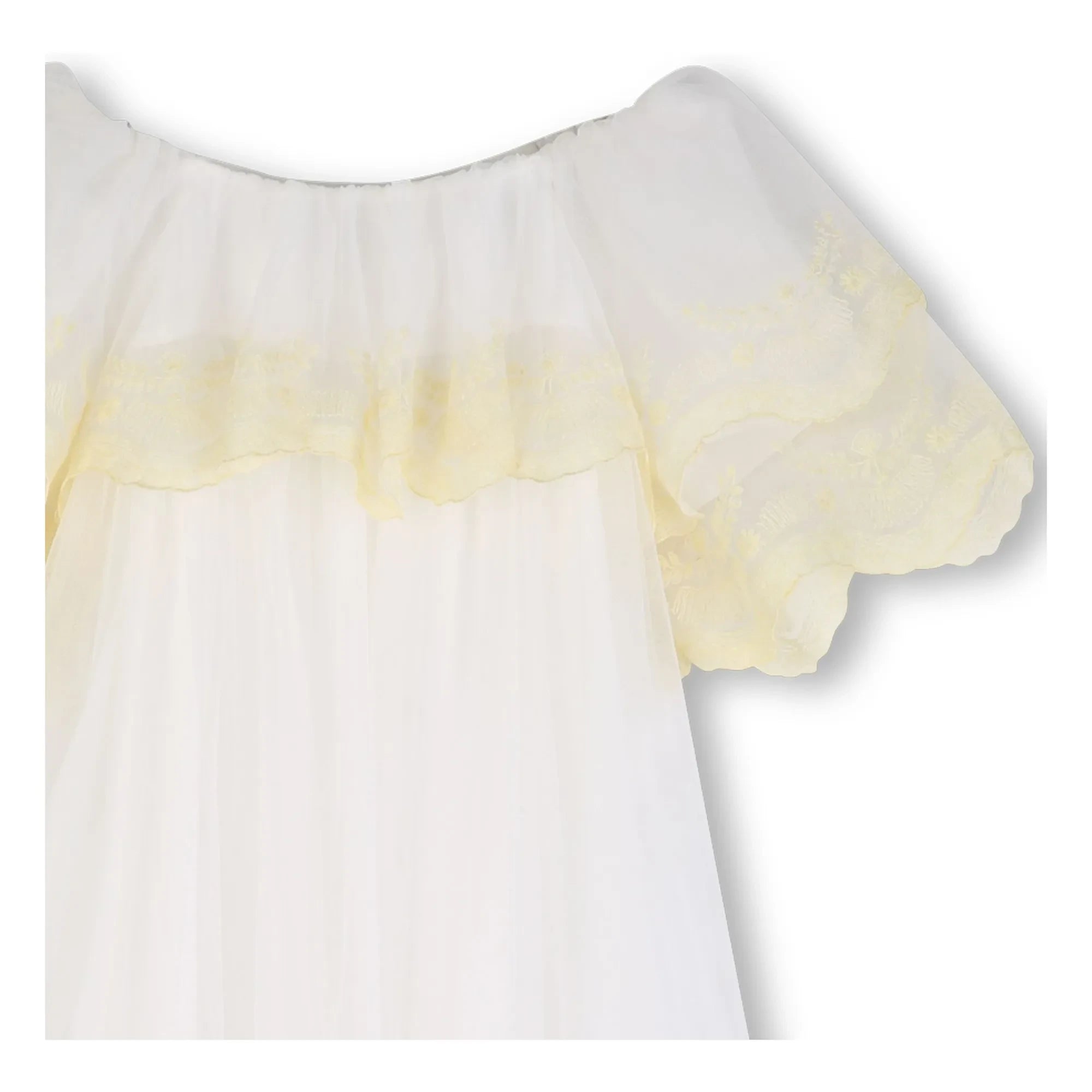 Chloé – Besticktes Kleid | Weiß