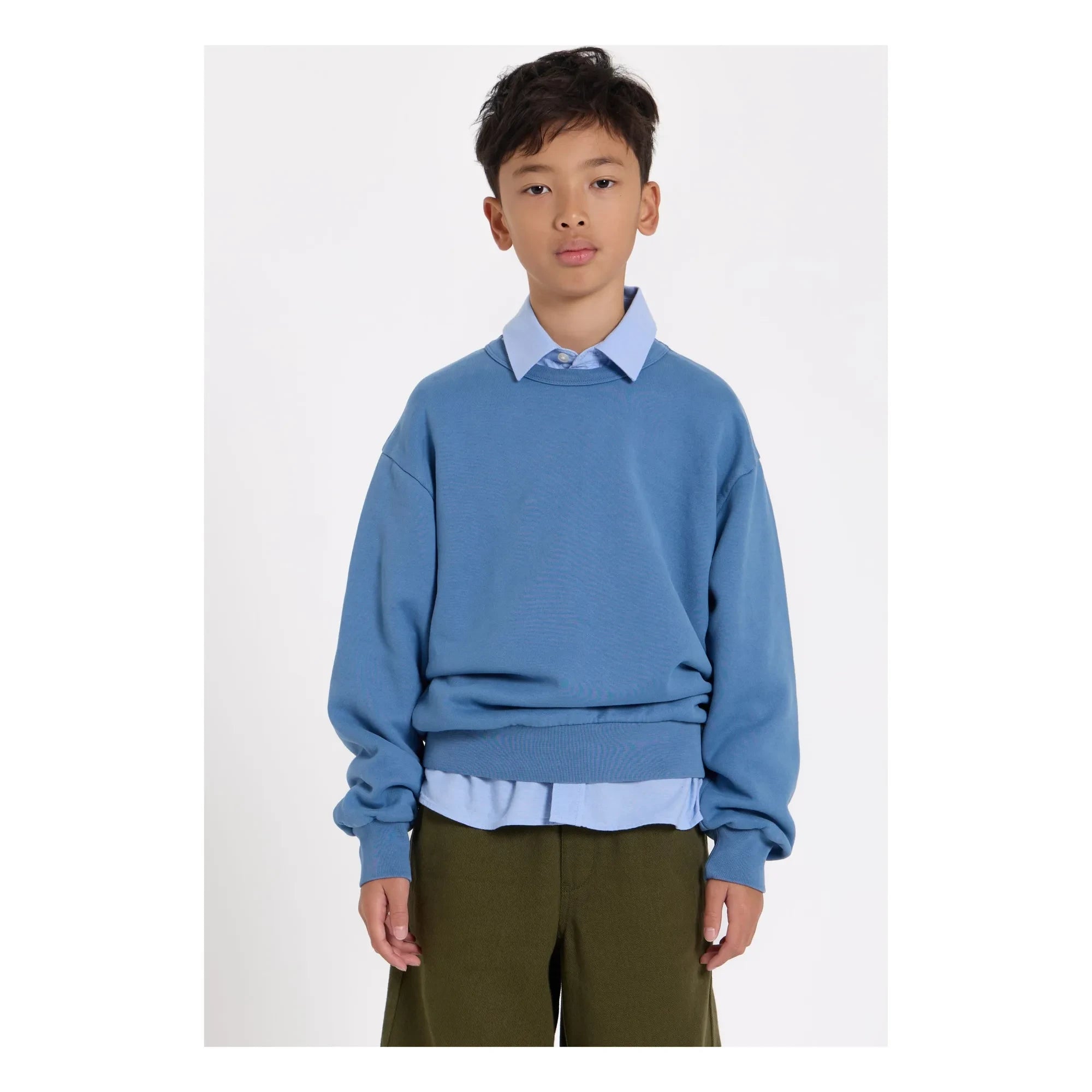 Smallable Kid - Arlo Sweatshirt aus Bio-Baumwolle | Blau