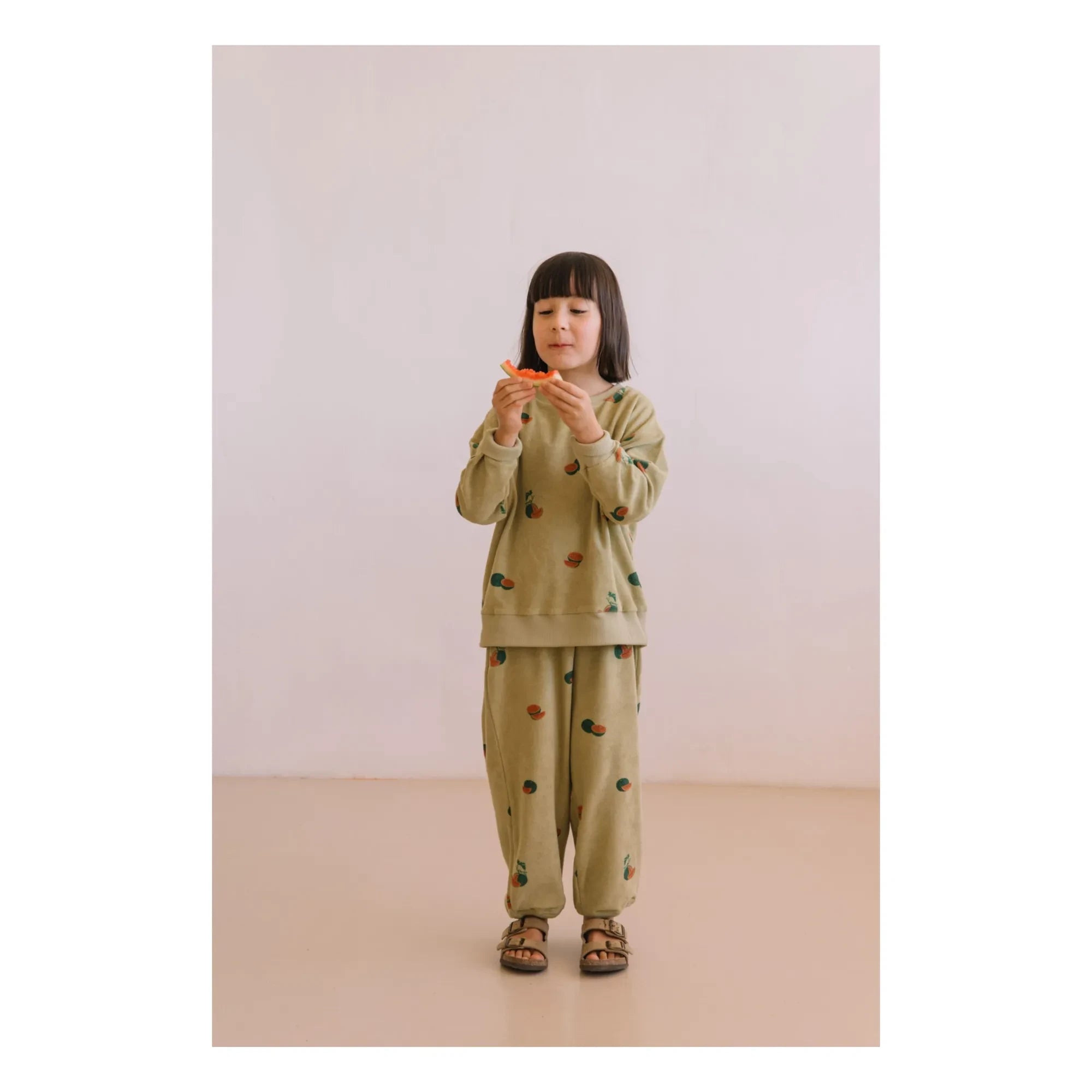 Studio Bohème - Porgy Karpuz Bio-Baumwoll-Frottee-Hose | Khaki