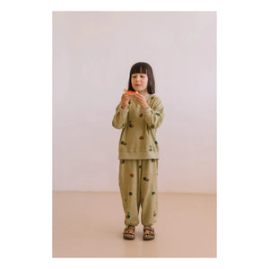 Studio Bohème - Porgy Karpuz Bio-Baumwoll-Frottee-Hose | Khaki
