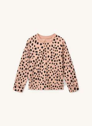 Liewood - Wilhelm Leopard Organische Baumwollpyjama | Rosa