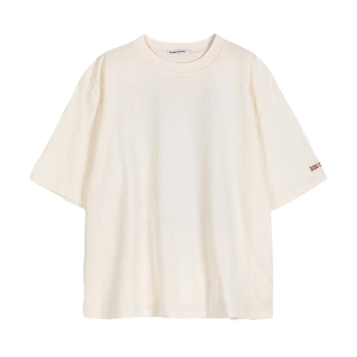 Bobo Choses – T-Shirt aus Bio-Baumwolle mit dunklem Blumenmuster | Weiß