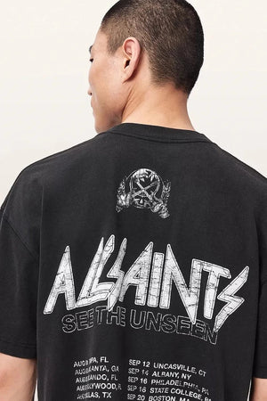 AllSaints erkek pamuklu tişört CHROMIUM