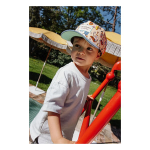 Hello Hossy - Baseball Party Gebogene Krempe Recycelte Faser | Blau
