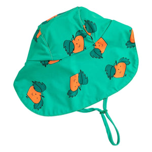 Bobo Choses - Orange Baby-Badehaube | Grün