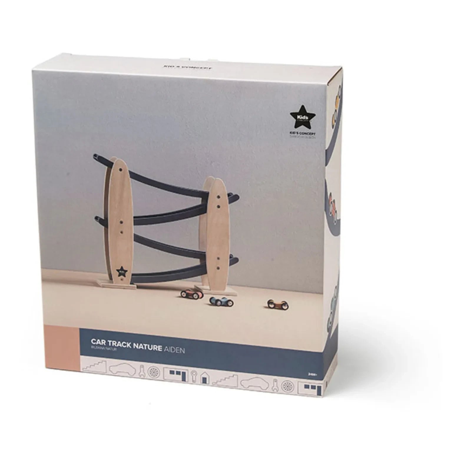 Kid's Concept - Aiden Autorennbahn | Dunkelgrau