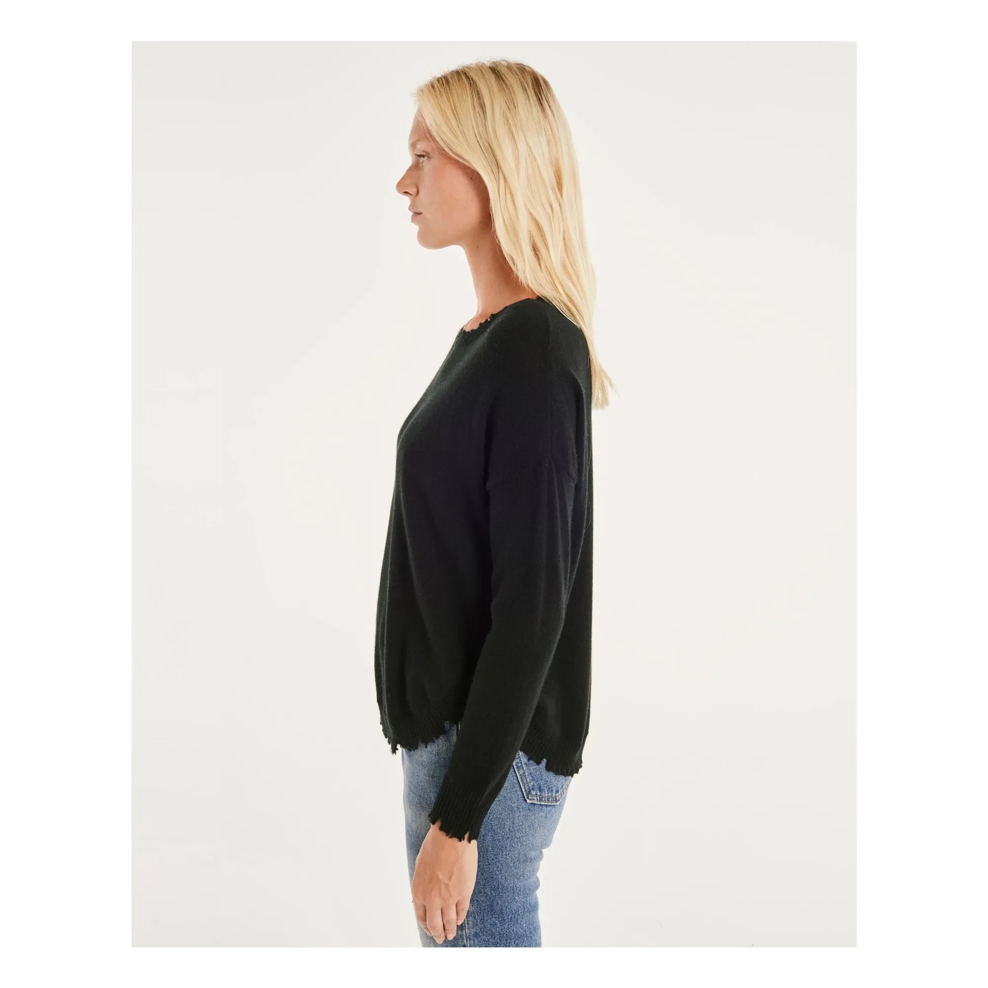 Kujten - Mela Kaschmirpullover | Schwarz