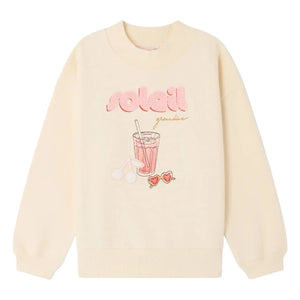 Bonpoint - Lika Soleil Sweatshirt aus Bio-Baumwolle | Ecru