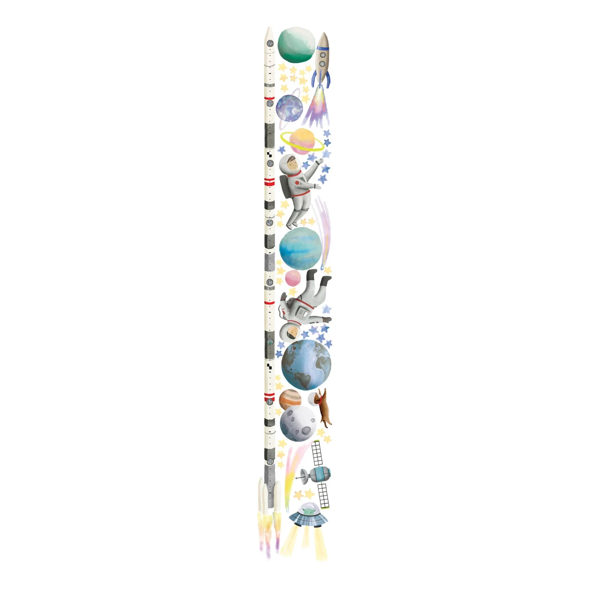 MIMI'lou - Sticker-Messlatte Weltraum