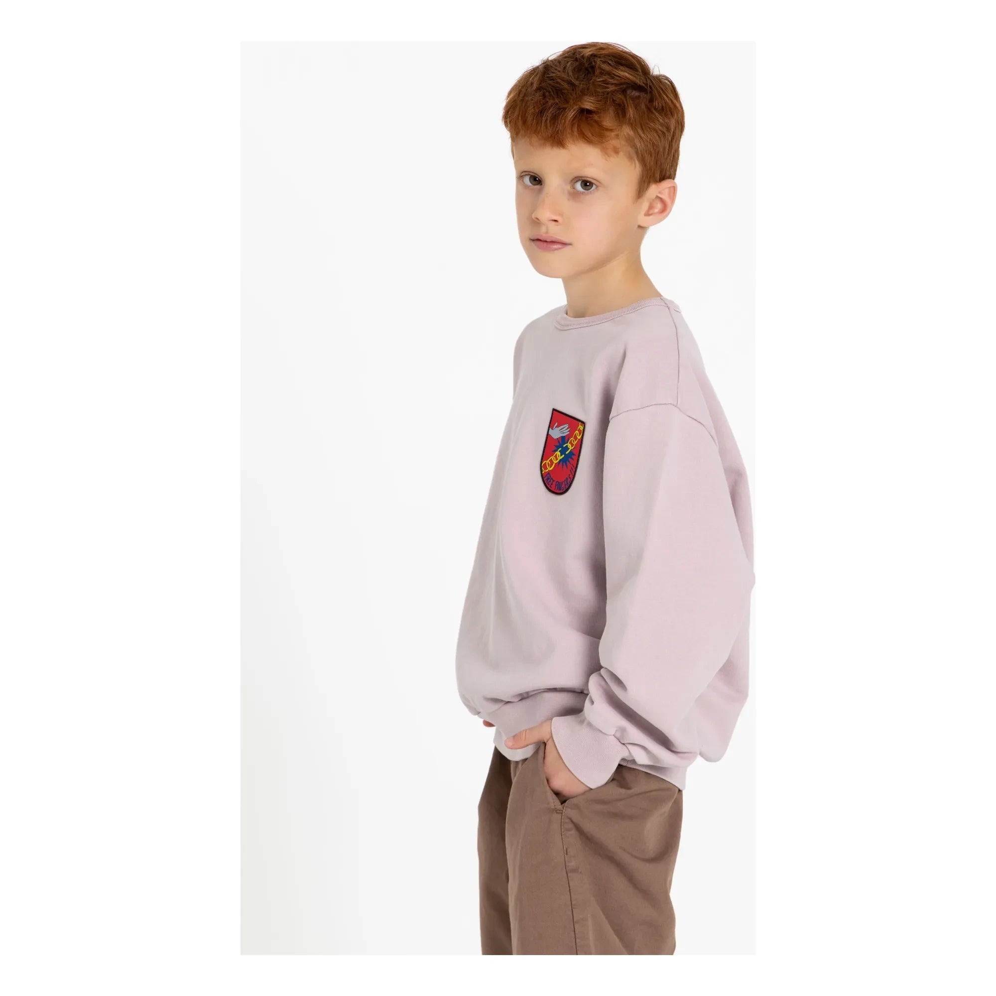 Finger in the nose - Oversize Blow Sweat Bio-Baumwolle | Puderrosa